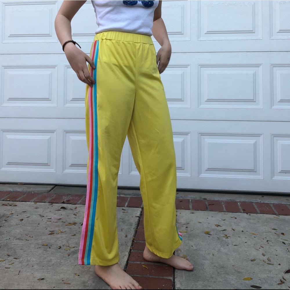 Asos Yellow Track Pants